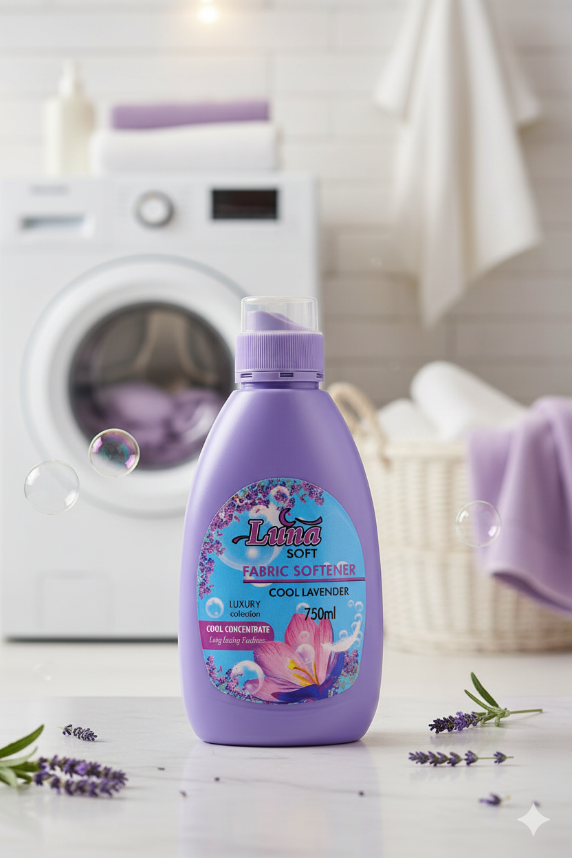 LUNA COOL LAVENDER FABRIC SOFTENER 750ML