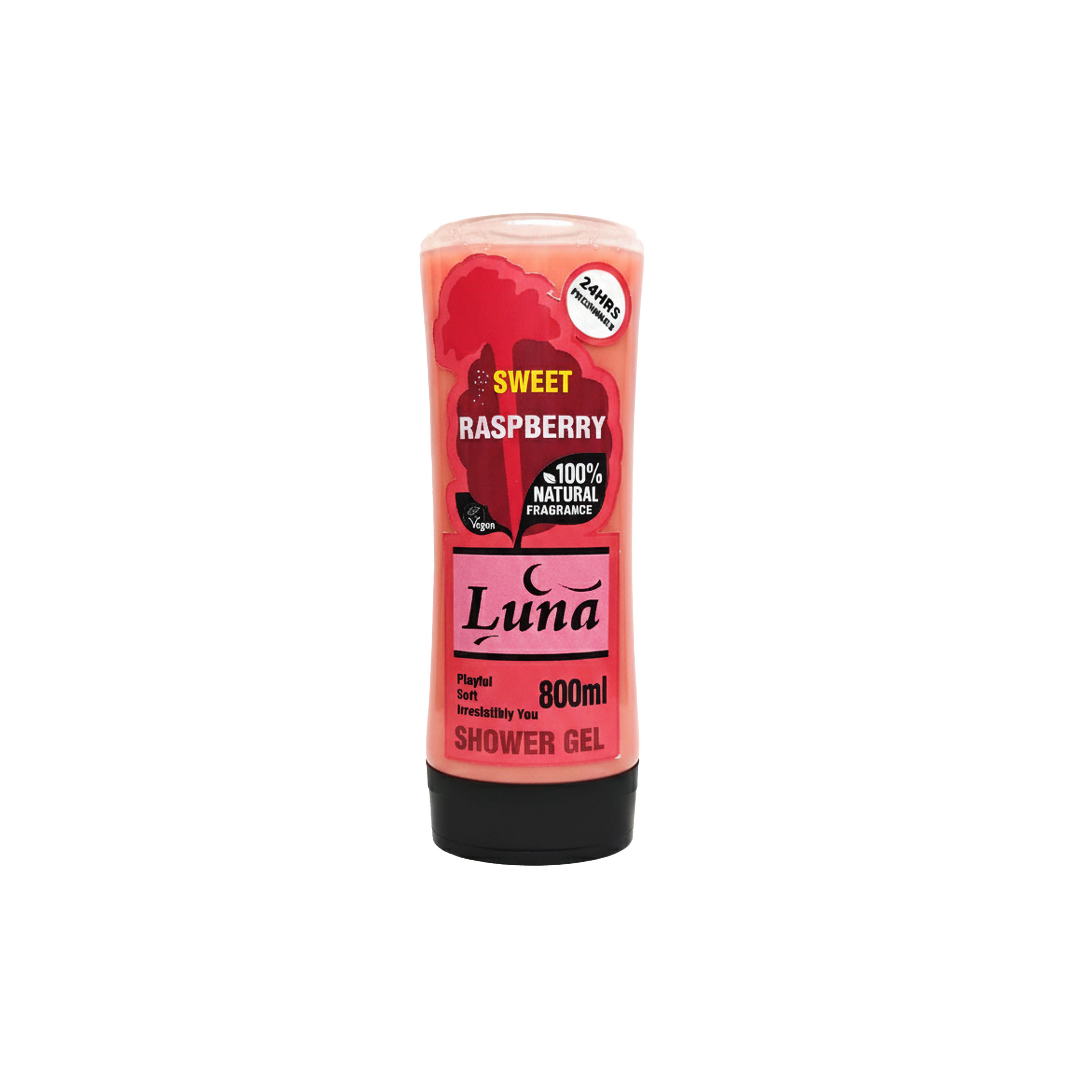 Best price for LUNA SWEET RASPBERRY SHOWER GEL 800ML Scent-Raspberry ...