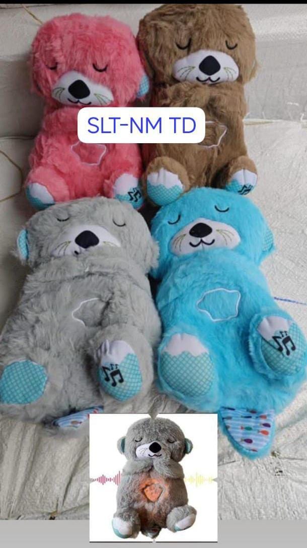 Breathing Soothing Fluffy Teddy Bear Super Doll with 5-Speed Adjustable Movement & Glowing Light – Soft Cuddly Toy for Kids & Adults