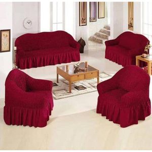 Bubble Texture Stretch Sofa Seat Cover Elastic Couch Protector Modern Bubble Design 1 Seater Anti-Slip Washable Sofa Cover