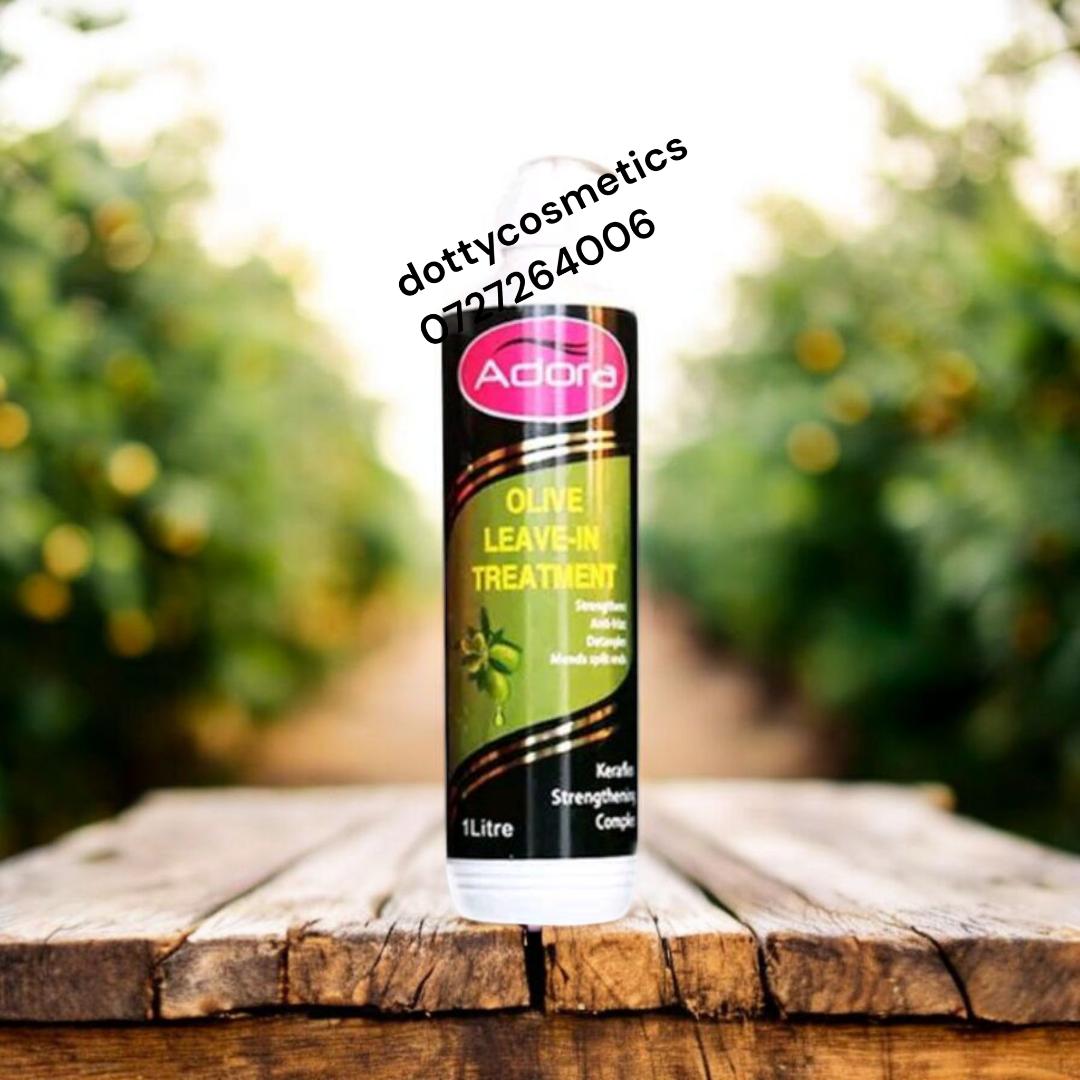 Adora Leave-in Treatments Hair Products Designed to Moisturize Strengthen and Protect hair Helping to Eliminate Breakage, Reduce Frizz, Add Volume and make the hair smooth and shiny. 1 litre