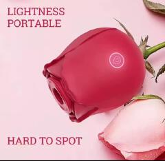 20 FREE LUBRICANT + Women's Rose Clitoris Sucking Vibrator Nipples Sucker Oral Stimulator Powerful Rechargeable Adult Compact Foreplay Sex Toy For Girlfriend Wife ( PLUS FREE LUBRICANTS)