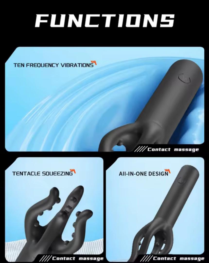MALE SEX TOY- 10 SPEED VIBRATING GLANS VIBRATOR . MALE MASSAGE MASTURBATOR FOR MEN