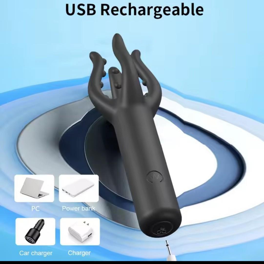 MALE SEX TOY- 10 SPEED VIBRATING GLANS VIBRATOR . MALE MASSAGE MASTURBATOR FOR MEN