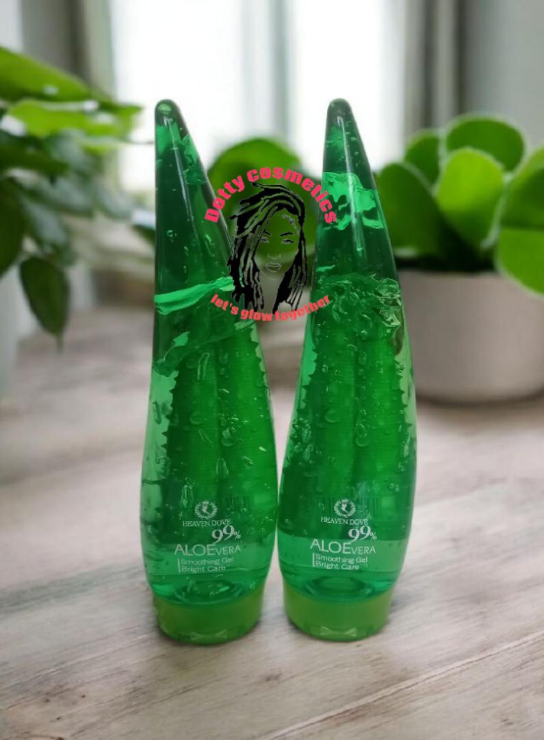 2PCS -ORIGINAL -Aloe Vera Soothing Gel Sunburn Repair Gel 99% Natural AloeVera Content Treat Sun Burns and Repairs Skin Faster Hydrating and Moisturizing Cream 170 ml