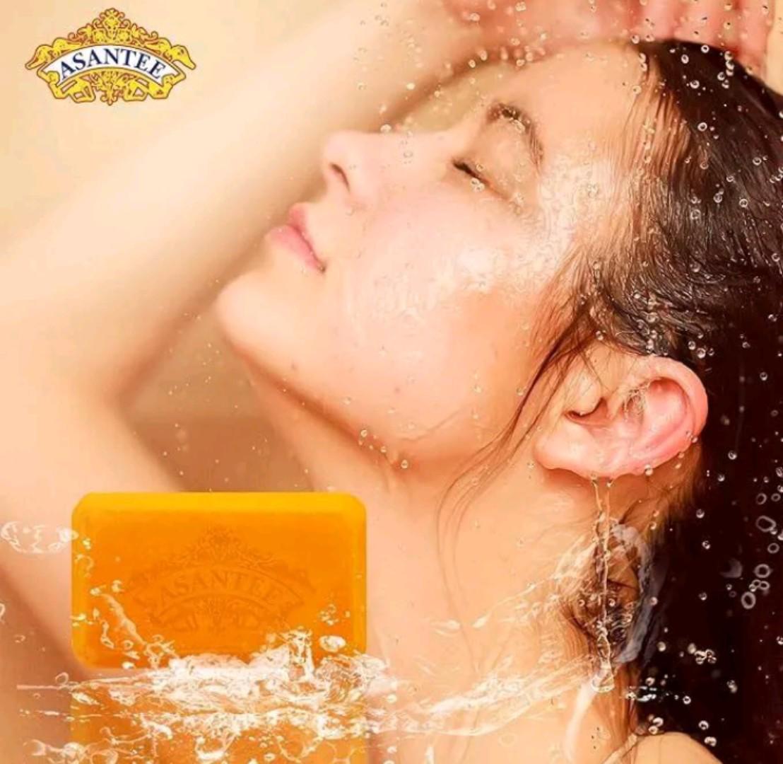 2 PIECES - Asantee Papaya And Honey Skin Lightening Face And Body Soap Asante Brightening Skin Care Soap