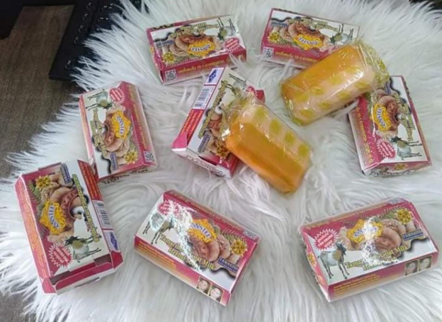 2 PCs of Asante Tamarind & Goat Milk Whitening Soap with Honey 135g