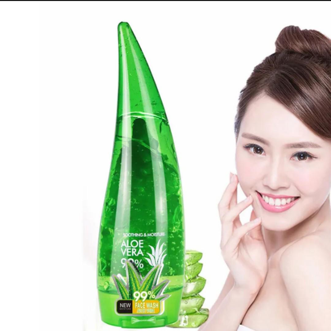 2PCS -ORIGINAL -Aloe Vera Soothing Gel Sunburn Repair Gel 99% Natural AloeVera Content Treat Sun Burns and Repairs Skin Faster Hydrating and Moisturizing Cream 170 ml