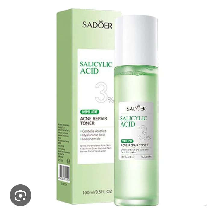 ACNE SKIN CARE TREATMENT _SADOER TONER +SADOER SERUM+ALOE VERA GEL+ASANTEE GOAT AND TAMARIND SOAP. THIS SKIN CARE SET WILL DRY UP ACNE AND PIMPLES , UNCLOG PORES, AND CONTROL OIL ON ACNE PRONE SKIN