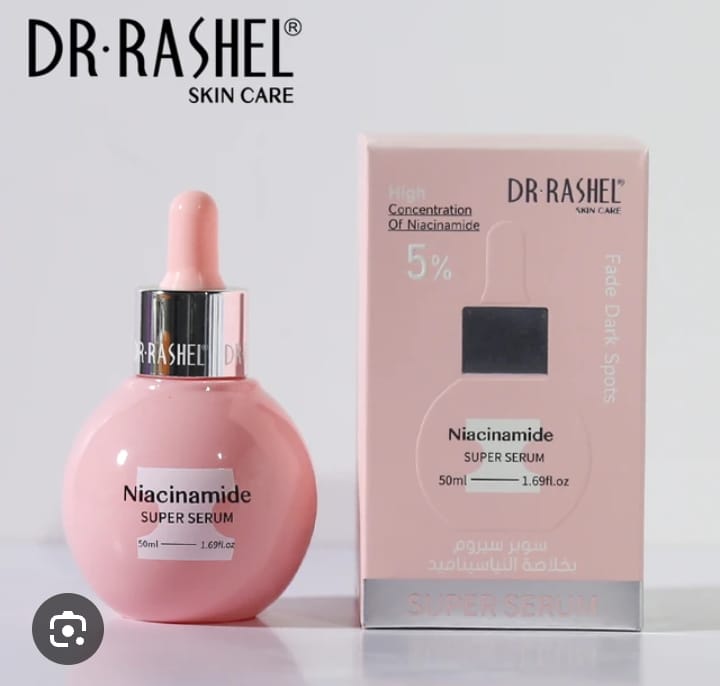 2PCS  DR. RASHEL Niacinamide cream +DR. RASHEL Niacinamide  Serum Controls excess oil & minimizes pores. Brightens skin and fades dark spots. Strengthens skin barrier. Deep hydration without heaviness