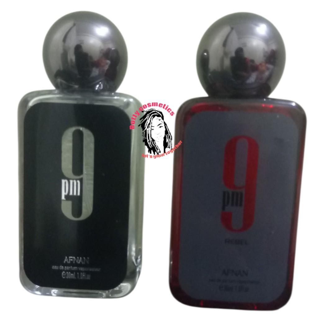 2pcs Afnan 9PM Perfume black + Afnan 9PM REBEL  30ML.Step into confidence with 9PM by Afnan, a bold and addictive fragrance designed for the modern man. Known for its sweet, warm, and seductive scent