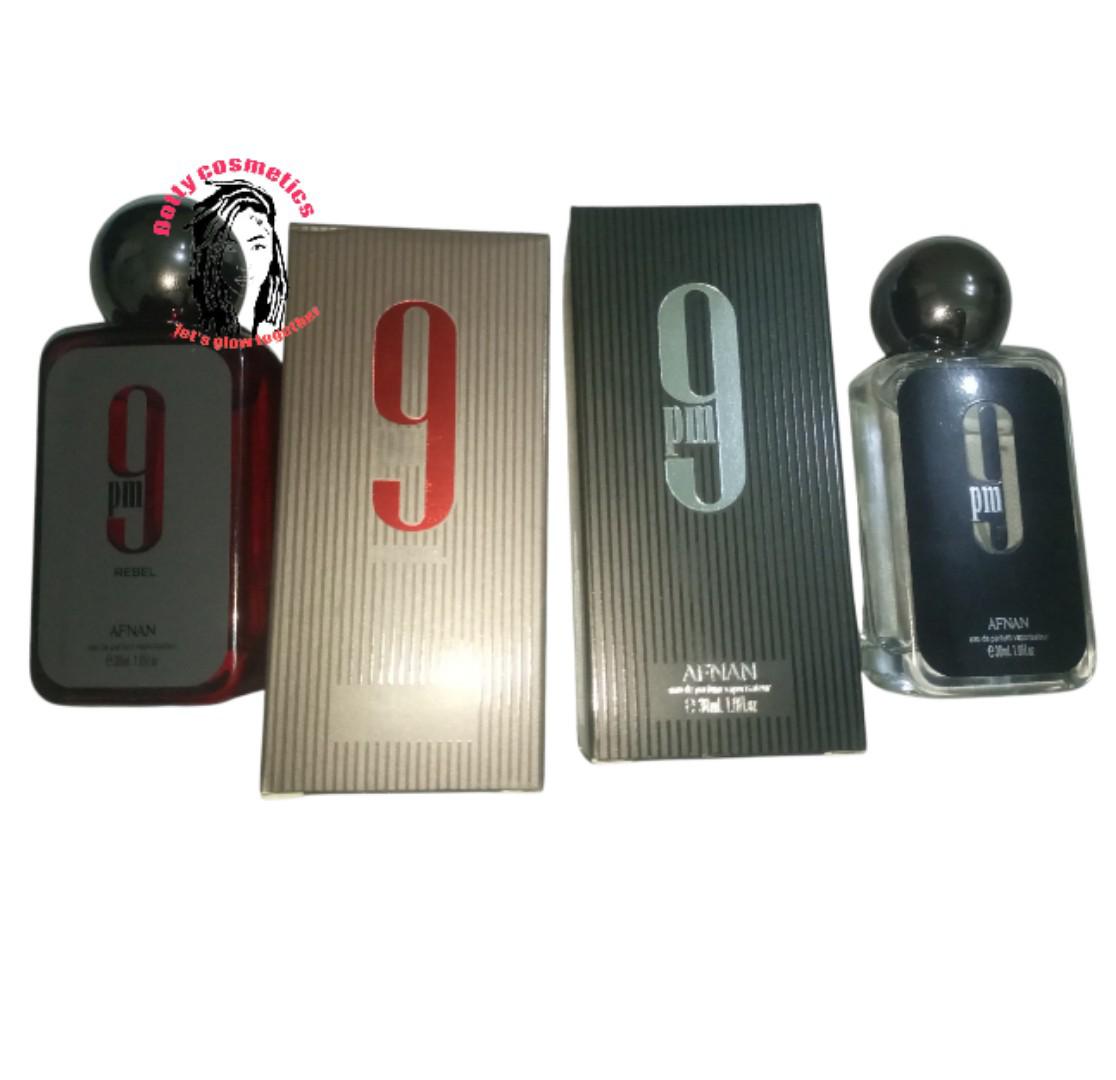 2pcs Afnan 9PM Perfume black + Afnan 9PM REBEL  30ML.Step into confidence with 9PM by Afnan, a bold and addictive fragrance designed for the modern man. Known for its sweet, warm, and seductive scent
