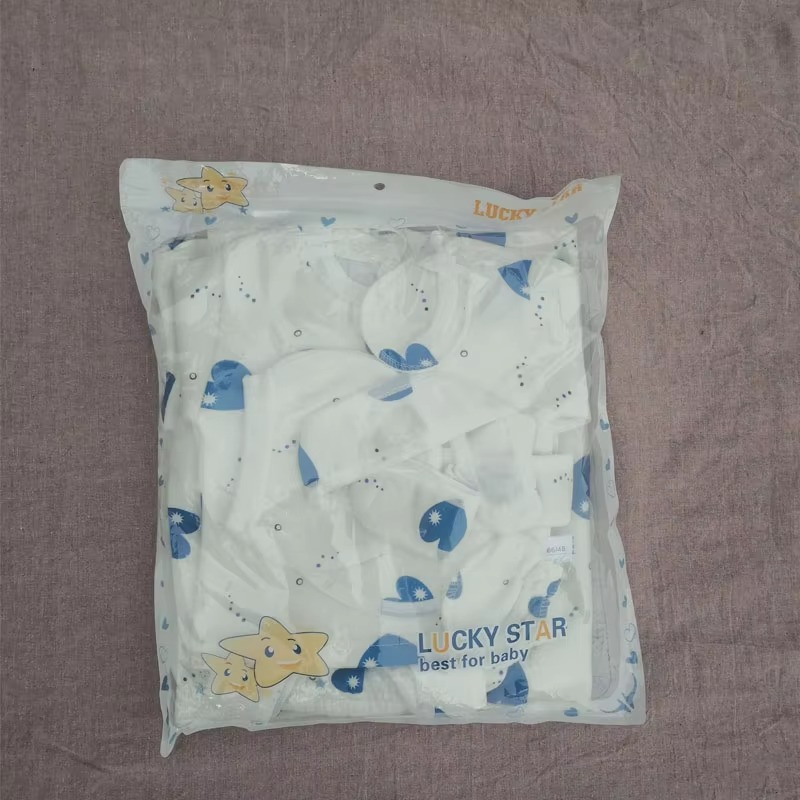 0-6M Newborn Layette Gift Set Bodysuits Pants for Baby Boy 11 Pieces Essentials and Accessories Newborn Baby Clothes