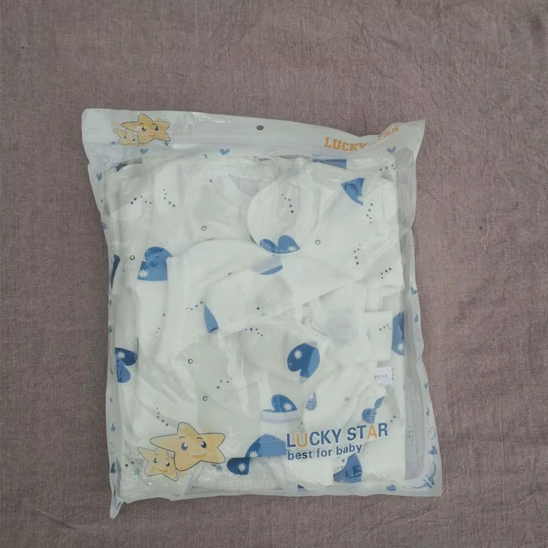 0-6M Newborn Layette Gift Set Bodysuits Pants for Baby Boy 11 Pieces Essentials and Accessories Newborn Baby Clothes