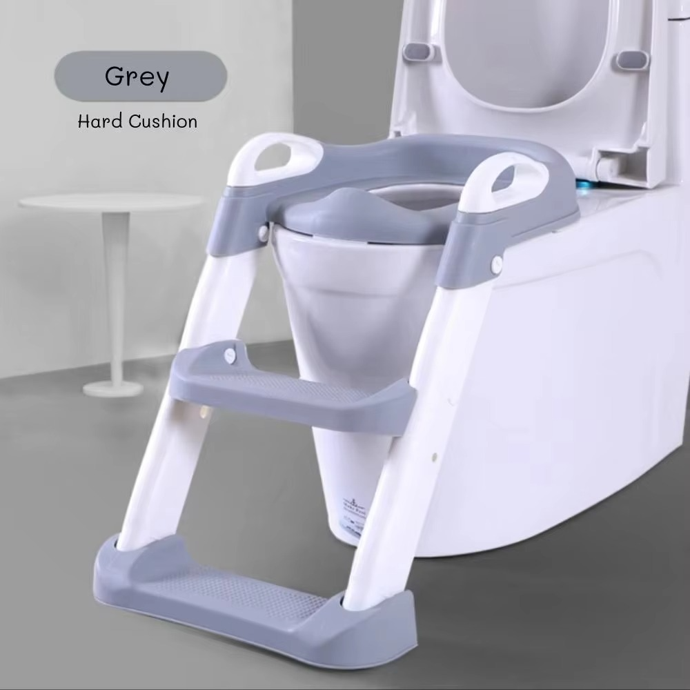 3in1  Portable Training Kids Toilet-Baby Potty With Ladder Potty Training Seat, Toddler Potty Training Toilet Seat with Steps Stool Splash Guard and Anti-Slip Potty Seat