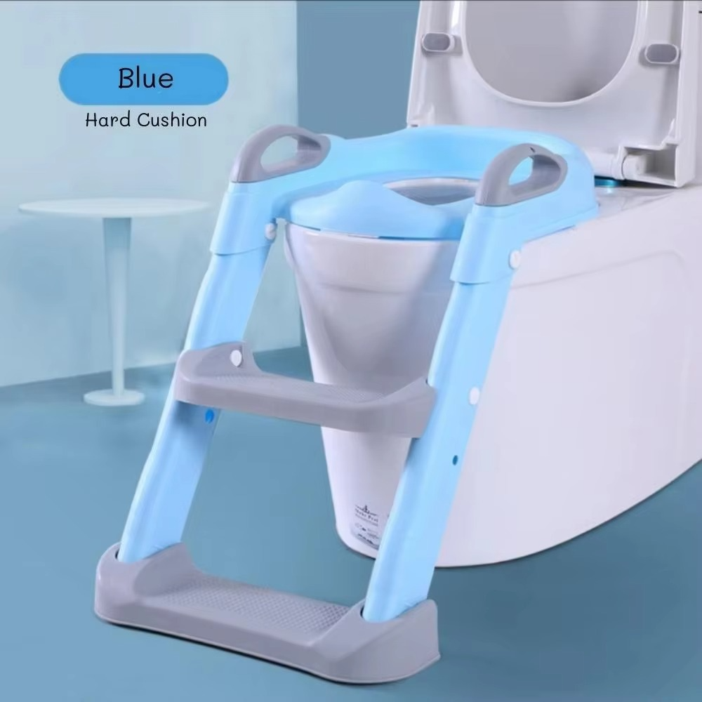 New Baby Potty Training Seat Plastic Portable Kids Toilet Trainer with Ladder WC Potty for Infants and toddlers