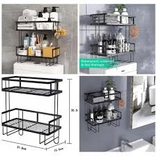 Metal Bathroom Storage Shelf Toilet Organizer Rack Bathroom Over Toilet Storage Rack Toilet Top Organizer