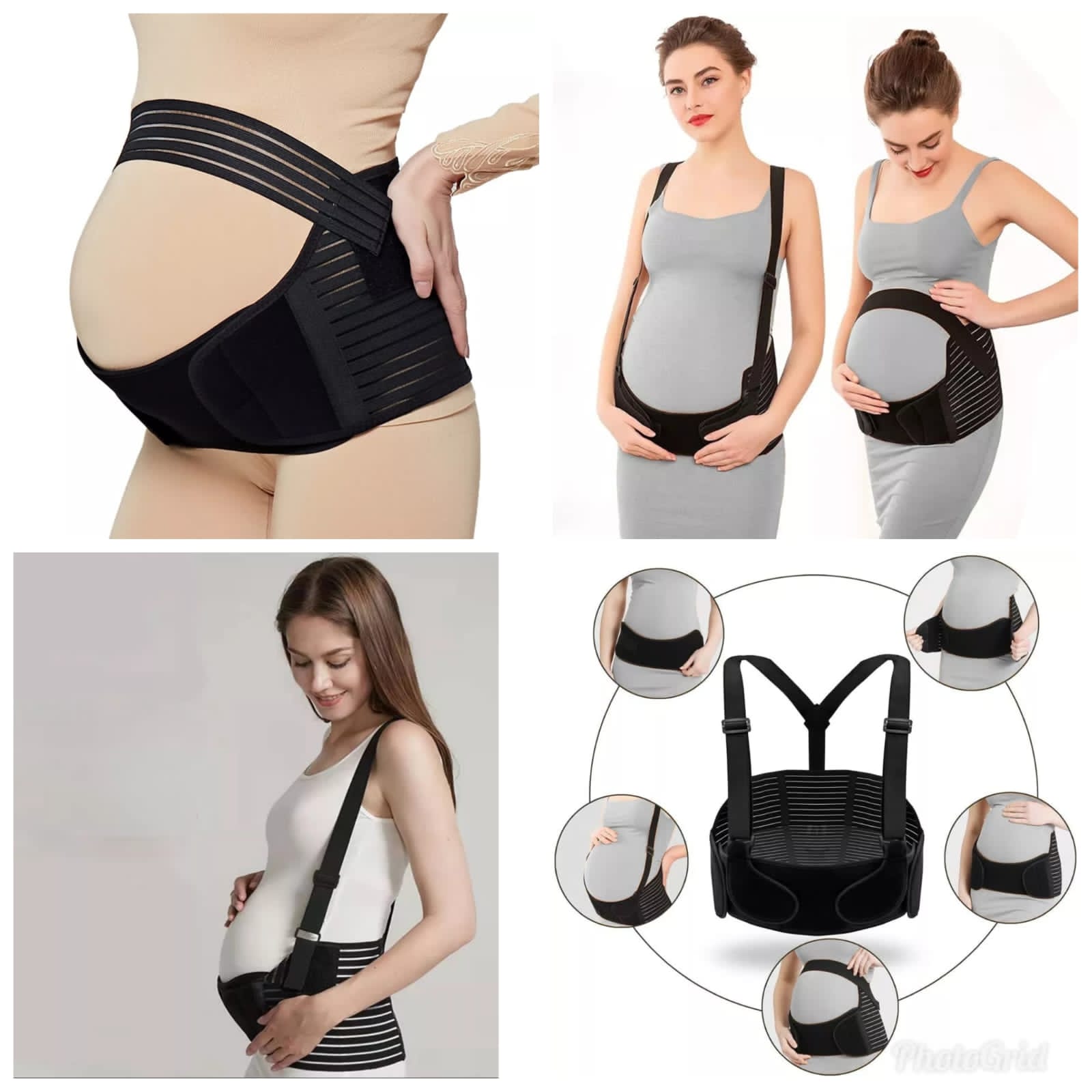 🌸 Comfortable Pregnancy Support Belt — Back and Abdomen Support Brace