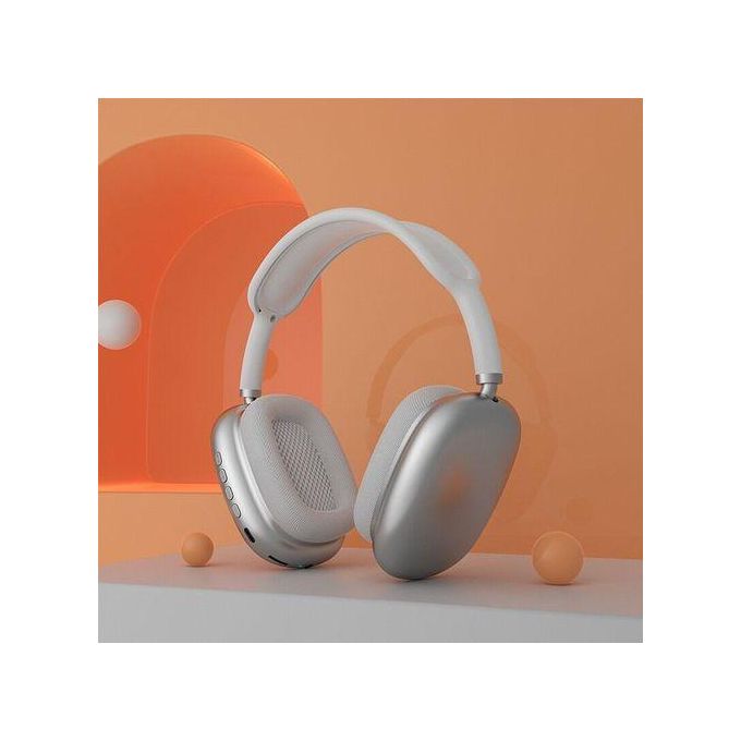 Oraimo I12 Wireless Cream White Headphones with HD Sound & Deep Bass, Noice cancelling Technique, comfortable earmuffs