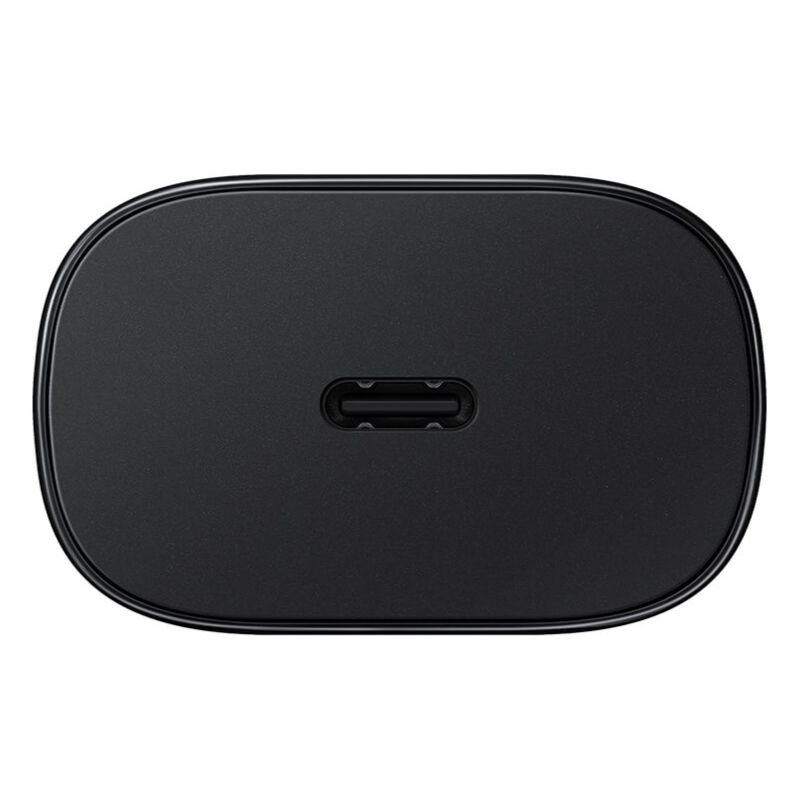 Samsung 25W Black Super fast charging Header with a TYPE-C output, for all type-c gadgets, Samsung Phones and tablets