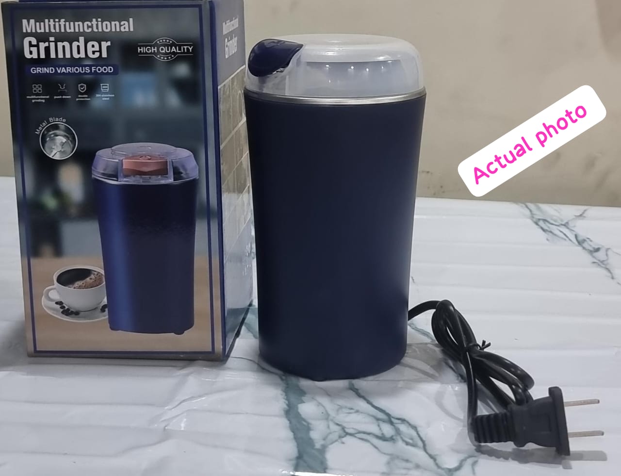 🧲300W 8 blade mini Dry food  grinder multifunctional fine grinder now available @Ksh 1498/= wholesale price⚖