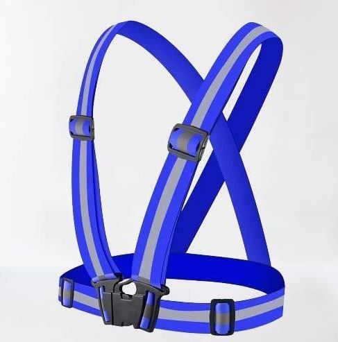 Reflective Safety Vest, Reflective Vest, Adjustable Reflective Safety Vest, Unisex Fluorescent Vest for Running, Cycling, Motorcycling