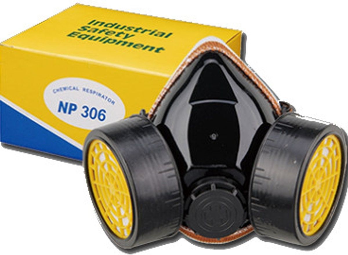 Double Chemical Respirator NP 306-Dual Filter Protection for Industrial and Chemical Safety