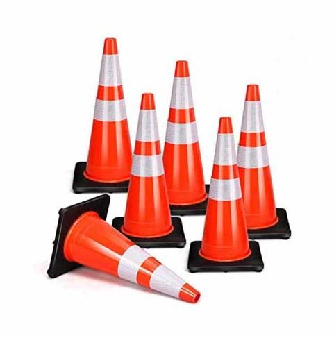 Traffic Cones Warning Signs For Road Allowance Or Routes- 50Cm High Visibility Traffic cones