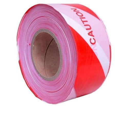 250 Meters Red and White Caution Tape Warning Tape for Steps, High Visibility Tape Crime Scene Barrier, Danger Zone