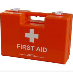 Red Medium First Aid Kit -Emergency Medical Supplies Box For Homes, Offices and Vehicles