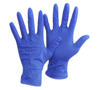 Blue Disposable Nitrile Gloves – Powder-Free, Medical & Food Safe (Box of 100)