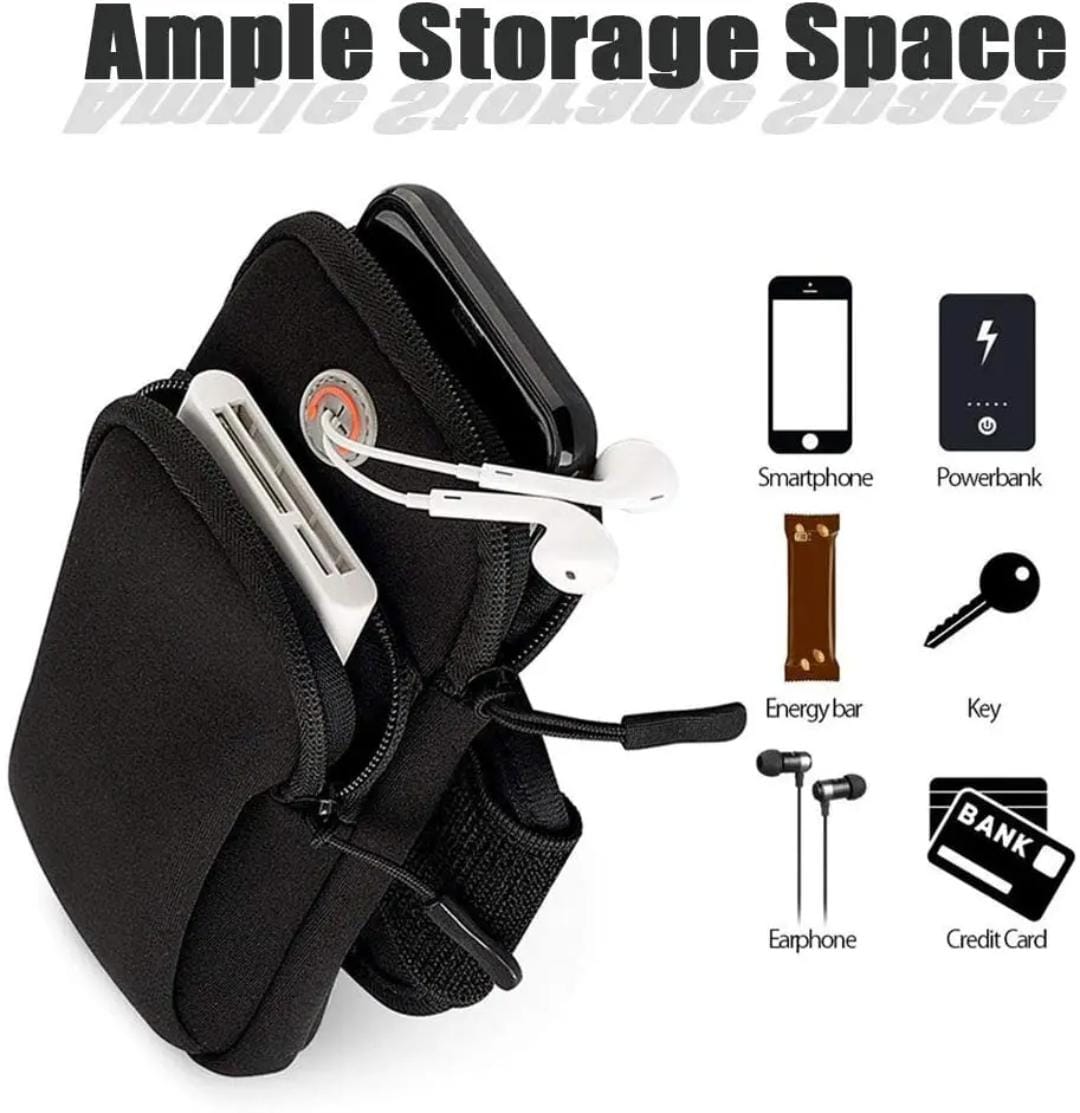 Sports Arm Bag Mobile Phone Arm Belt Arm Bag Men and Women Running Wrist Bag Waterproof Arm Bag