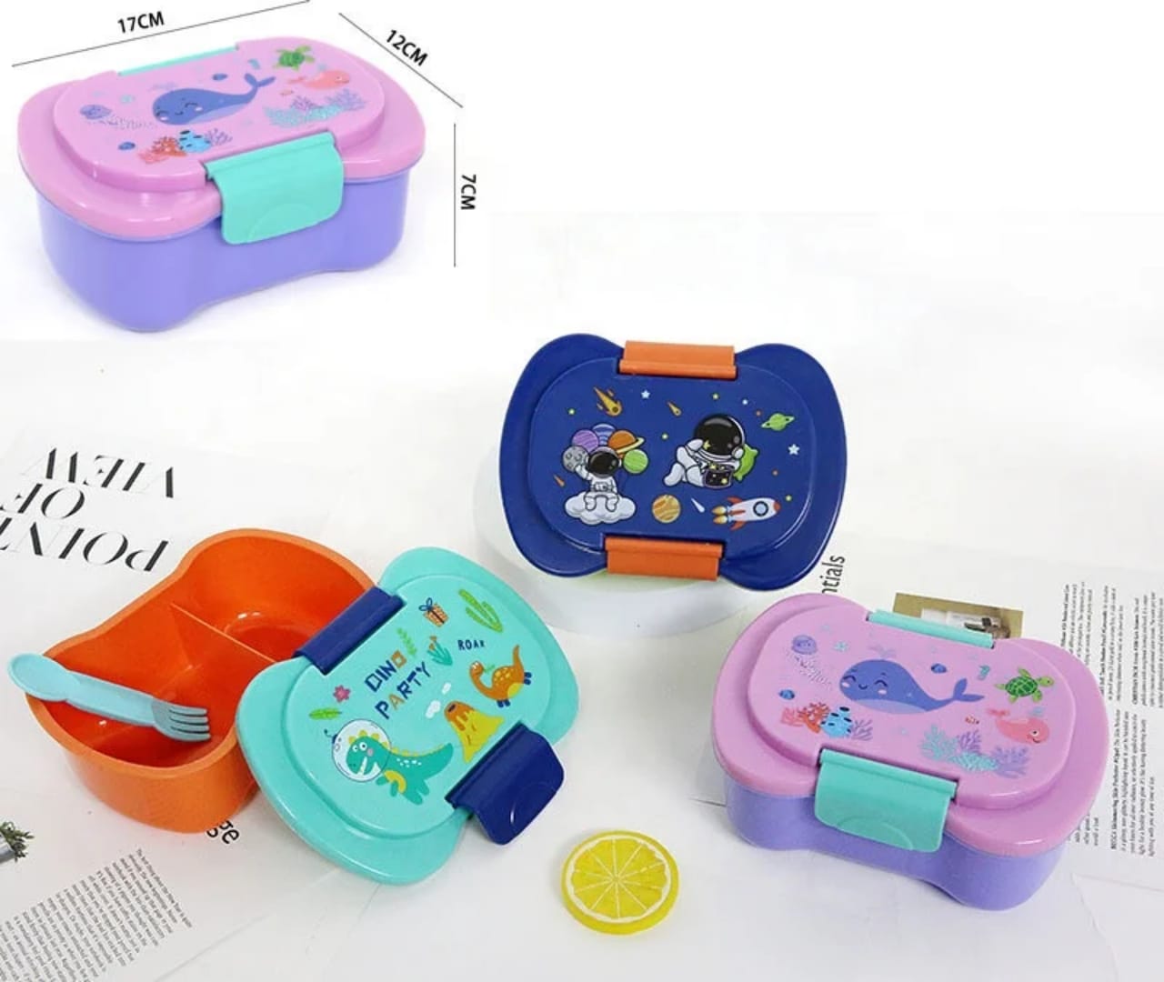 🤩🤩 Kids lunch box set with water bottleAll under one roof Lunch snack box +water bottle
