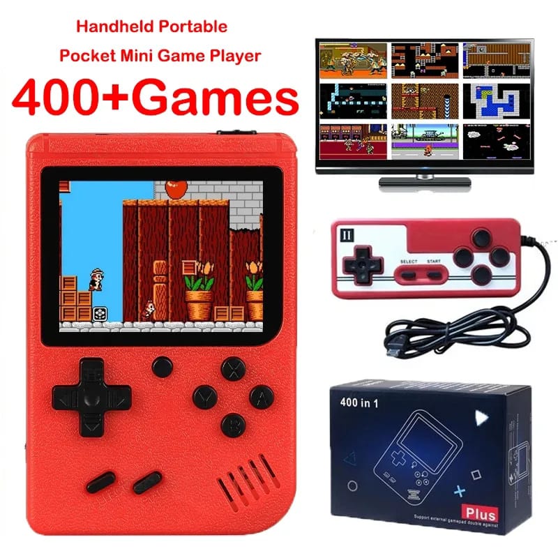 Mini video game console ksh 2599 . In-built 400 games, can support 2 players, can support TV output . Perfect gift for kids