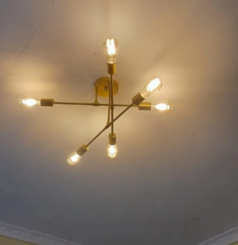 Deal ceiling chandelier light