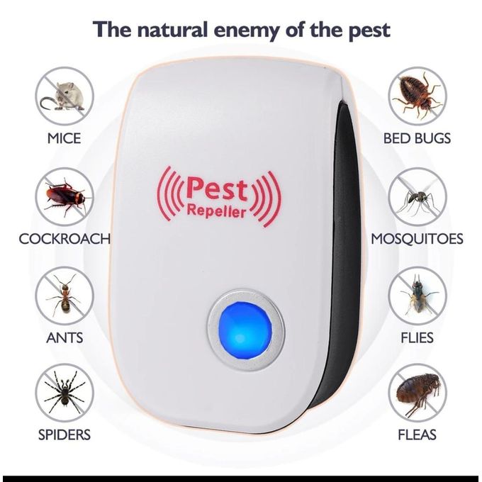 Ultrasonic Electronic Pest Repeller With Night Light Insect Mosquito Killer Bug Zapper Non-toxic Safe Home Mosquito Repellent For Mice Mosquitoes Ants Spiders Cockroaches Repelling