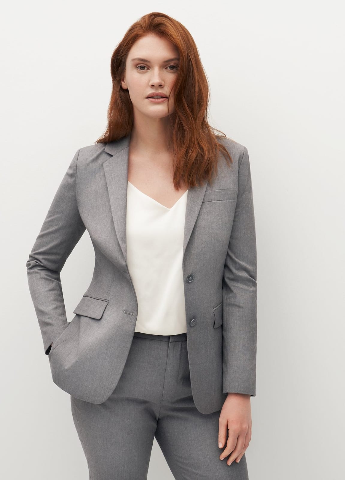 Ladies Office Suits 2Psc Set Clothes Women Clothing Sets Two Piece Outfits Chic Women’s Sleeveless Trouser Blazer Neck Stylish Piece Outfit for Office Casual Outings Vacations Meetings