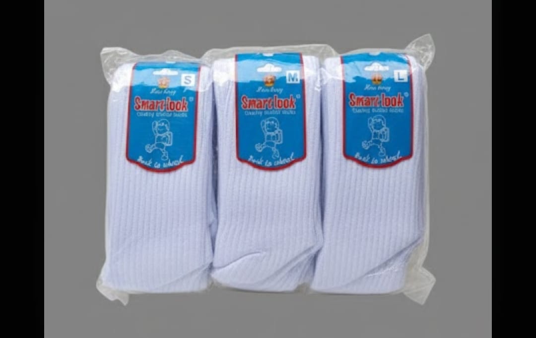 Back To School 6Pcs,12 PCS plain white socks,Comfortable Cotton Schools Socks School Socks Uniform Socks for Boys & Girls Suitable for Primary and High sch