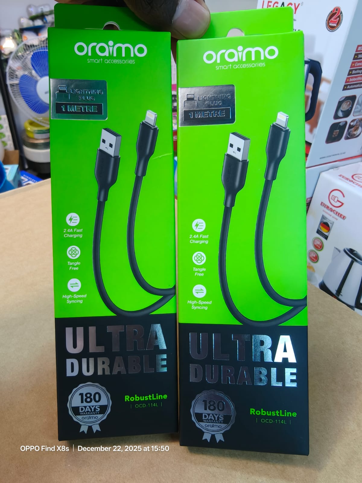 Type C Oraimo Charger Cable Fast Charging data transfer for Android and other devices Oraimo Data Cables charging cables