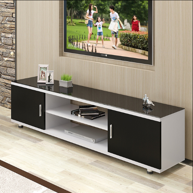 4FT Stylish Modern Wooden TV Stand For Up To 75'' Tv
