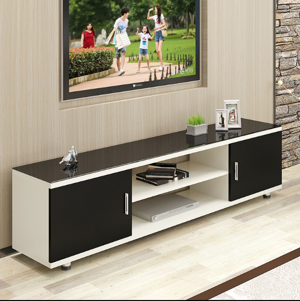 4FT Stylish Modern Wooden TV Stand For Up To 75'' Tv