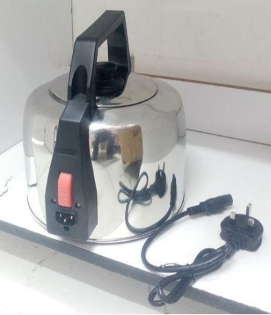 Rashnik Automatic STAINLESS STEEL Electric Kettle 5.7LTS Hot Water Heater Boiler BPA-Free, Energy Saver, Low Electricity Consumption, Auto Shut-off, Removable Lid for Easy Cleaning