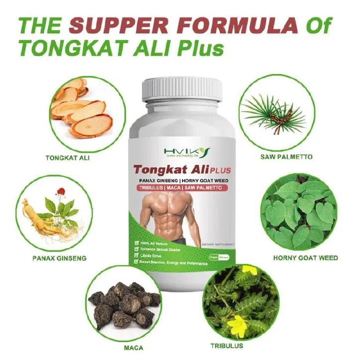 Herbal Tongkat Ali Plus For Men Sexual Health Boost Testosterone Stamina & Performance Herbal Supplement Stami view 2