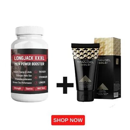 LONGJACK XXXL CAPSULES + TITAN GEL GOLD COMBO