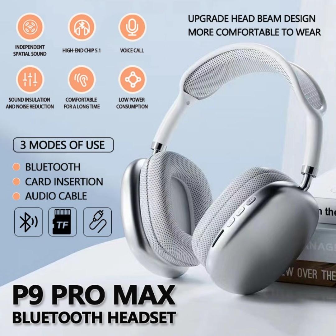 P9 Pro Max Wireless Bluetooth Headphones With Noise Reduction