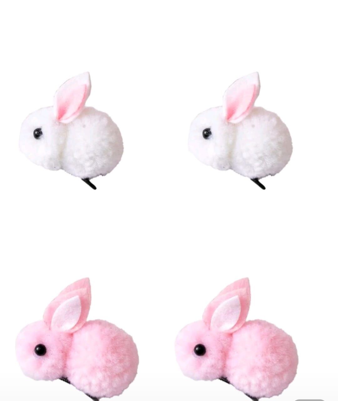 Cute Bunny Hairpin – Adorable Girls’ Hair Accessory | Cartoon Rabbit Hair Clip | Sweet Hair Decoration for Kids & Women