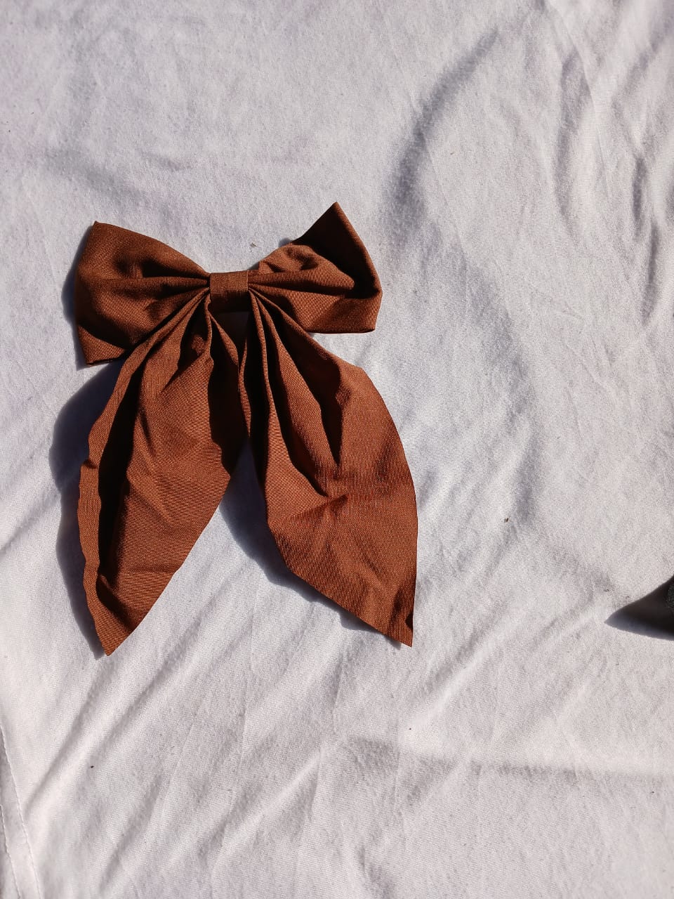 🤎 Cute Brown Mini Bow Hair Clip 🎀 Elegant Satin Accessory for Girls & Women | Chic Everyday Style & Special Occasions ✨