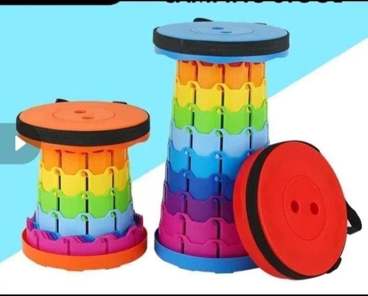 Multipurpose Retractable/Portable Rainbow Stool
✅ Colours: Blue, Orange
✅ Material: Durable Plastic
➡️ Perfect for:
☑️ Camping trips – lightweight and easy to carry
☑️ Home use – handy extra seating a