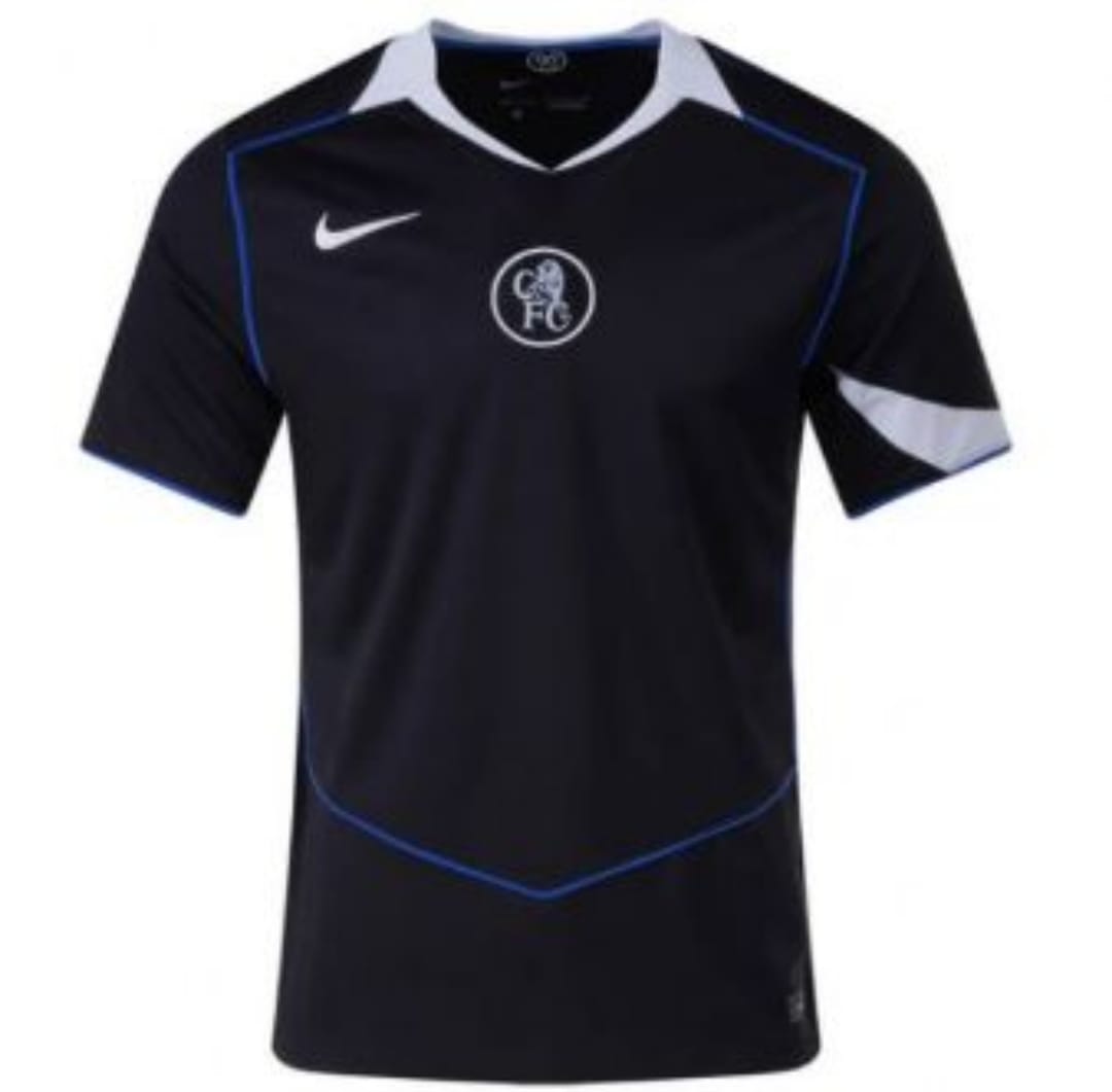 🖤 New Arrival! Chelsea FC 2025/26 Black Jersey – Modern Fit Football Fan T-Shirt – Lightweight, Breathable Short Sleeve Sportswear