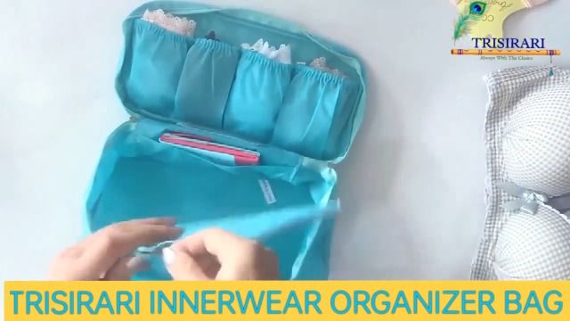 🔥 🔥Hot Deal Travel Makeup & Innerwear Organizer – Lightweight Waterproof Mini Bag with Multiple Compartments for Toiletries & Accessories